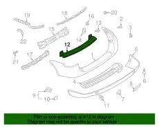 КРОНШТЕЙН БАМПЕРА 95550531311 PORSCHE