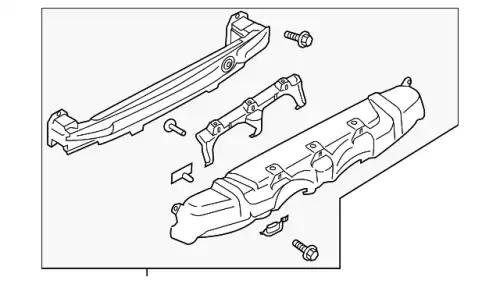 Кронштейн бампера 99150514109 PORSCHE