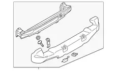 Кронштейн бампера 99150514101 PORSCHE