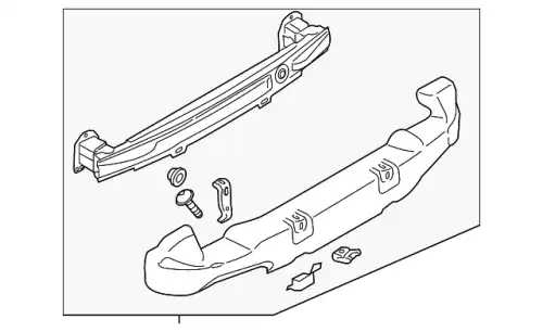 Кронштейн бампера 99150514101 PORSCHE