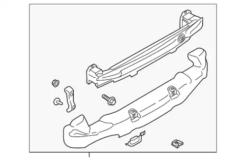 Кронштейн бампера 99150514103 PORSCHE