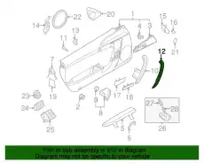 Ручка двери PORSCHE 99755598800A35