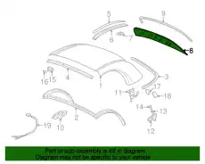 Заднее стекло 98656309102 PORSCHE