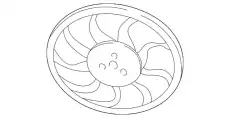 Вентилятор радиатора 99662412700 PORSCHE