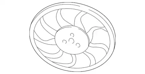 Вентилятор радиатора 99662412700 PORSCHE