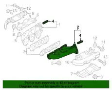 Коллектор выпускной PORSCHE 95811112900