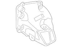 Кронштейн опоры двигателя 94811521222 PORSCHE