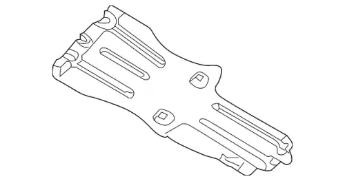 Защита (пластик) porsche 95550423100