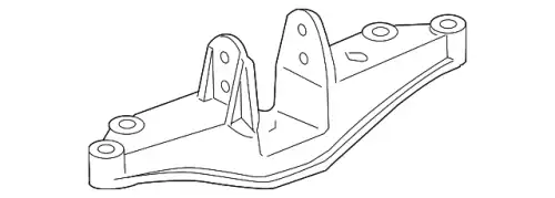 Кронштейн опоры двигателя 98737530902 PORSCHE