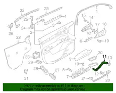 Ручка двери PORSCHE 958555161026J0