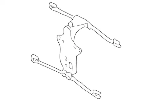 Кронштейн глушителя 99611102401 PORSCHE
