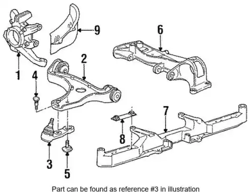 Шаровая опора PORSCHE 99334104906