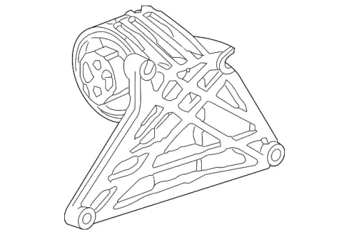 Консоль двигателя 9A137502322 PORSCHE