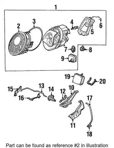 Стекло фары PORSCHE 99363190300