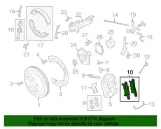 Тормозные колодки дисковые PORSCHE 9Y0698451J