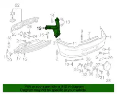 Подкрылок PORSCHE 98650563202