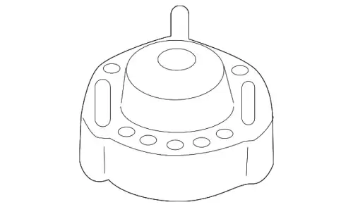 Тарелка опоры 95834301700 PORSCHE