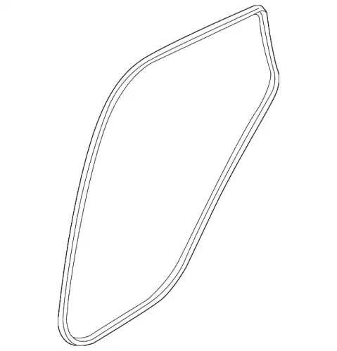Уплотнитель двери PORSCHE 95B833721C