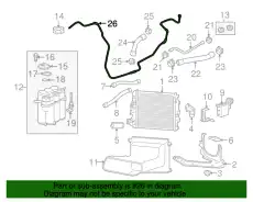 Вентиляционный патрубок 98710668531 PORSCHE