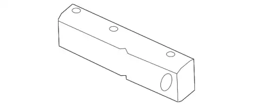 Кронштейн для держателя бампера 8R0807331D PORSCHE