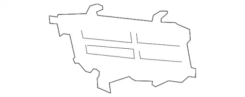 Решетка бампера PORSCHE 9Y0807681OK1