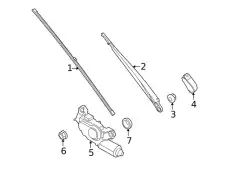 Рычаг стеклоочистителя WJ08 974955707B PORSCHE
