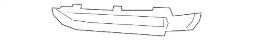 Grille Black mat 9Y0807676OK1 PORSCHE