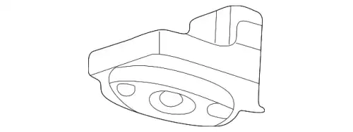 Кнопочный переключатель, Gloss black 99661313400A02 PORSCHE