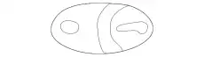 Кнопочный переключатель, Gloss black 99661314400A02 PORSCHE