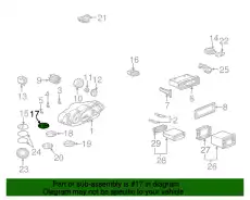 Кнопочный переключатель, Gloss black 99661314400A02 PORSCHE