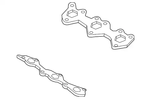 Прокладка коллектора PORSCHE 9P1251261