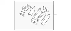 Тормозные колодки дисковые SUZUKI 55800-80J05