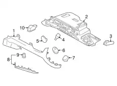 Кожух 95B857161 PORSCHE