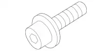 Винт Torx N10766301 PORSCHE