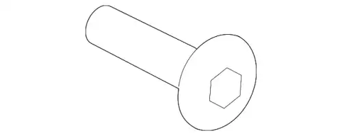 Винт со скр.цил.гол.,внут.TORX N10406505 PORSCHE