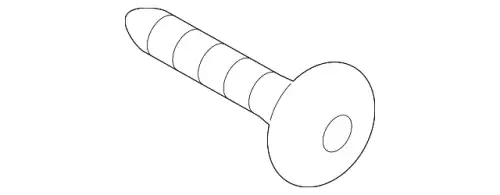 Винт Torx с буртиком N91168701 PORSCHE