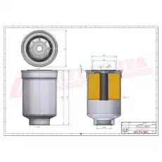 Топливный фильтр HIFI FT 3228