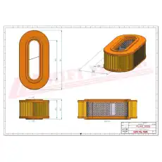 Фильтр воздушный HIFI SA10126