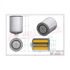 Фильтр масляный HIFI SO 7116