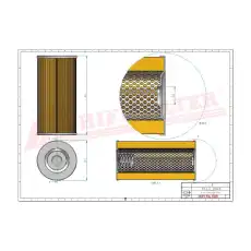 Фильтр масляный HIFI SO 6975