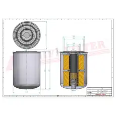 Фильтр масляный HIFI SO416