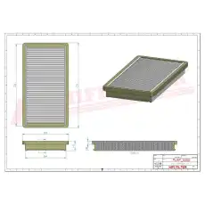 Салонный фильтр HIFI SC 50017
