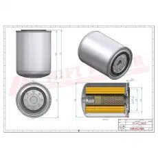 Фильтр масляный HIFI SH 62157