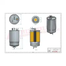 Топливный фильтр HIFI SN 563
