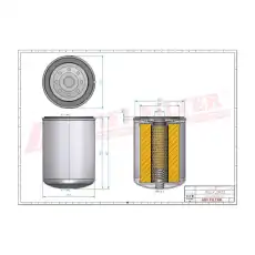 Фильтр масляный HIFI SO 244