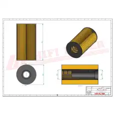 Фильтр масляный HIFI SO7063