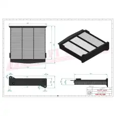 Салонный фильтр HIFI SC 8101 CA