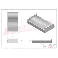 Салонный фильтр HIFI SC 50034 CA