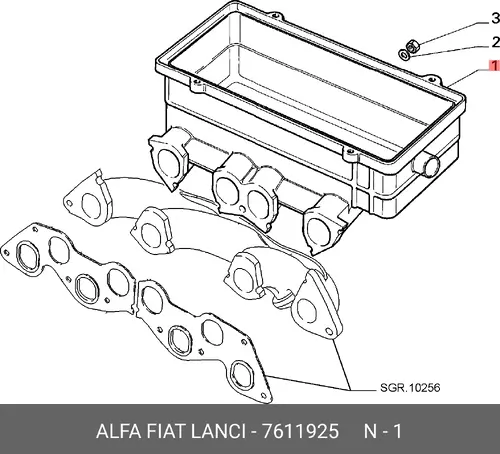 Фильтр воздушный LANCIA 7611925
