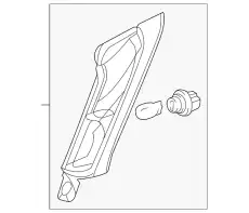 Фонарь задний HONDA 34175T0AA01